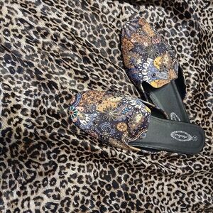 Floral Patterned Women's Shoes